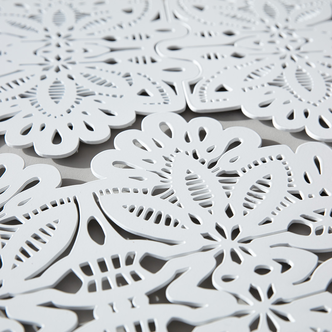rannvro dessous de plat décor de table nn1 blanc