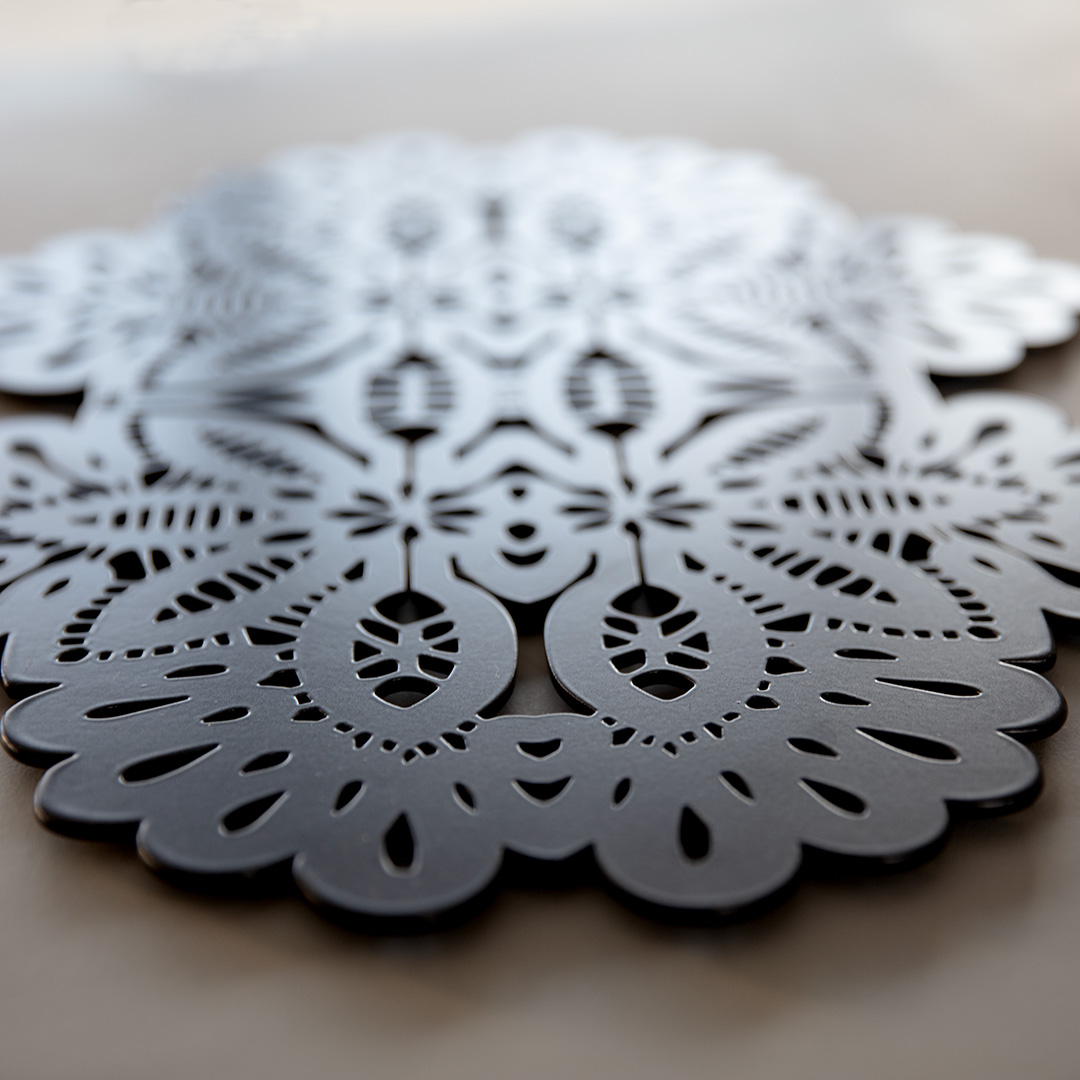 rannvro dessous de plat décor de table nn1 noir