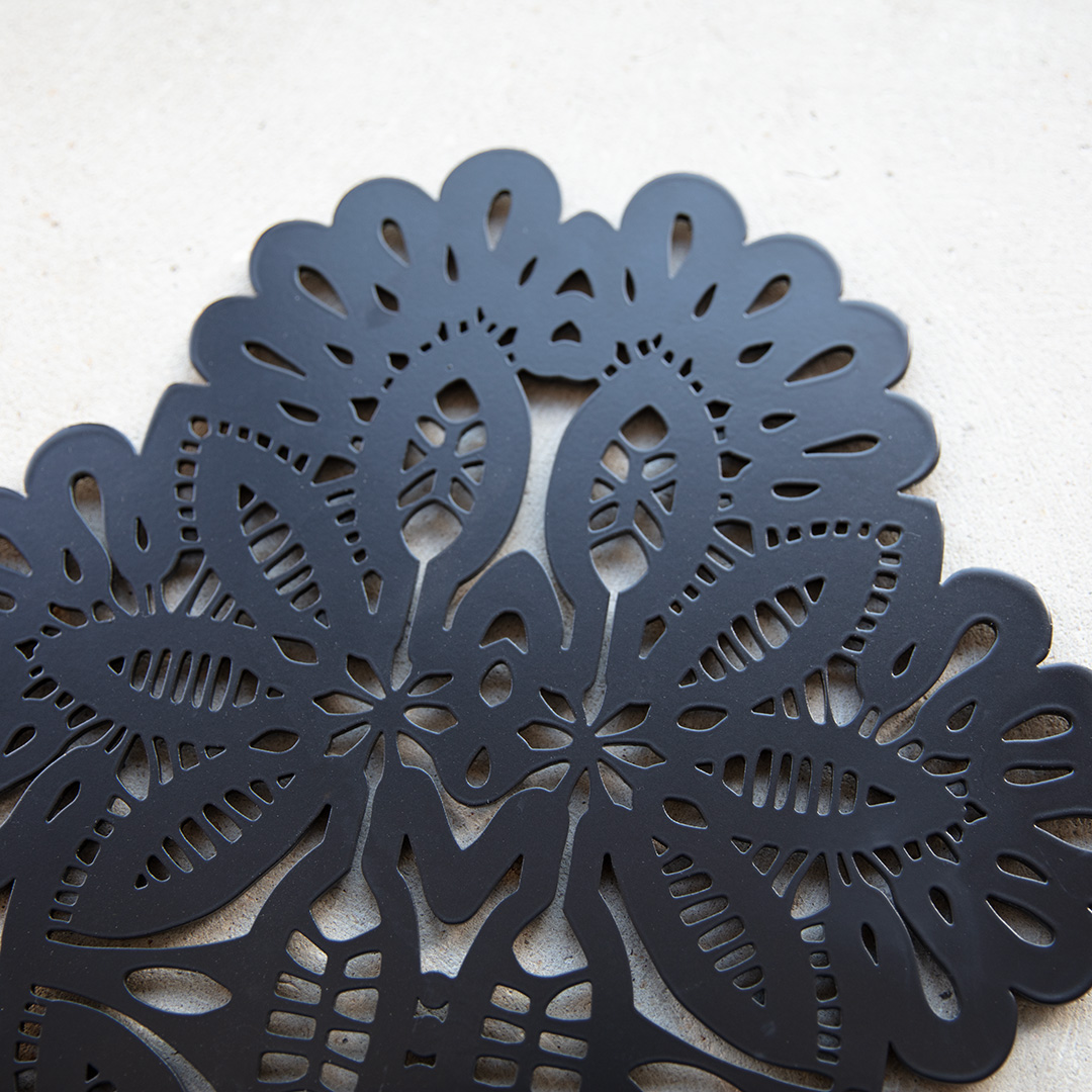 rannvro dessous de plat décor de table nn1 noir