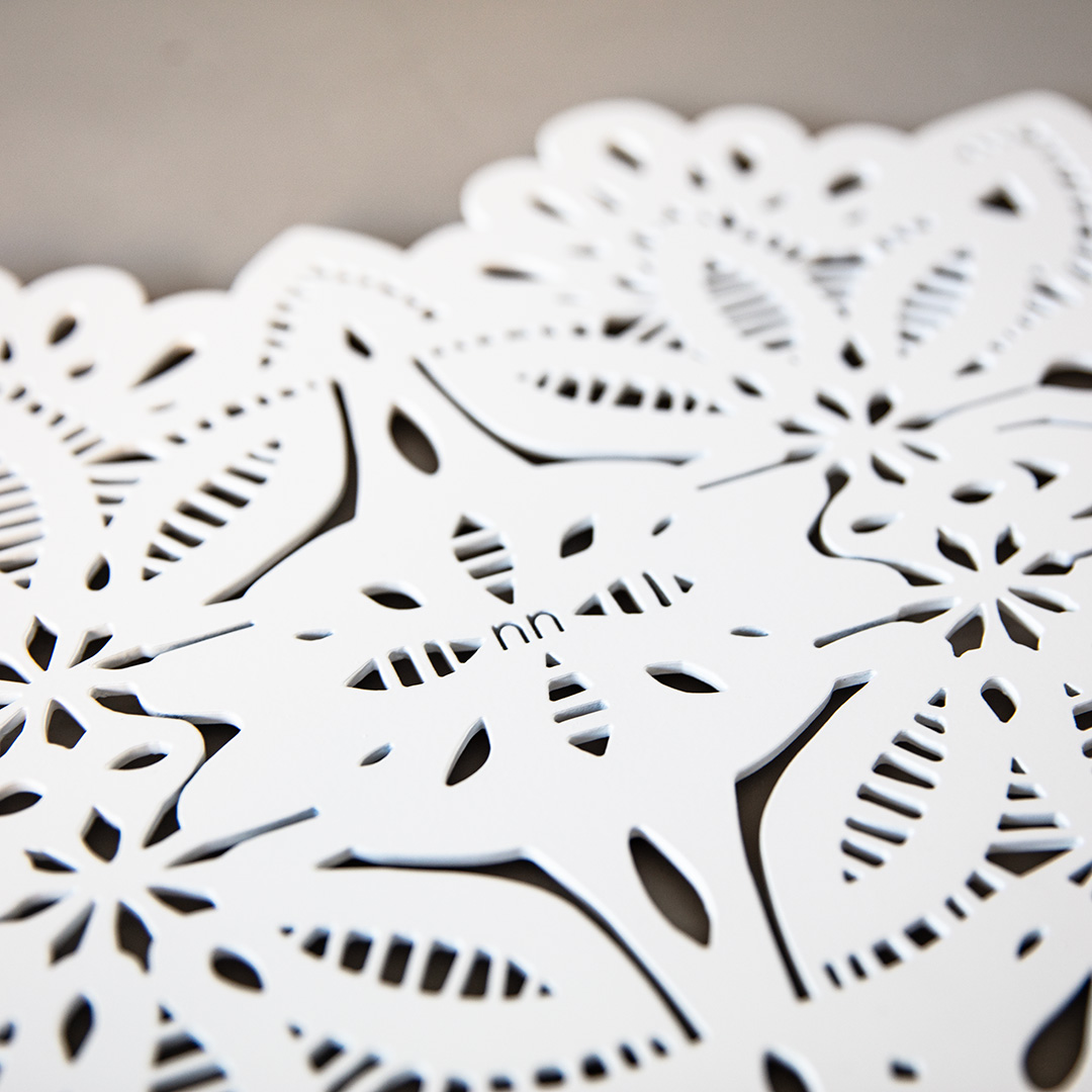 rannvro dessous de plat décor de table nn2 blanc