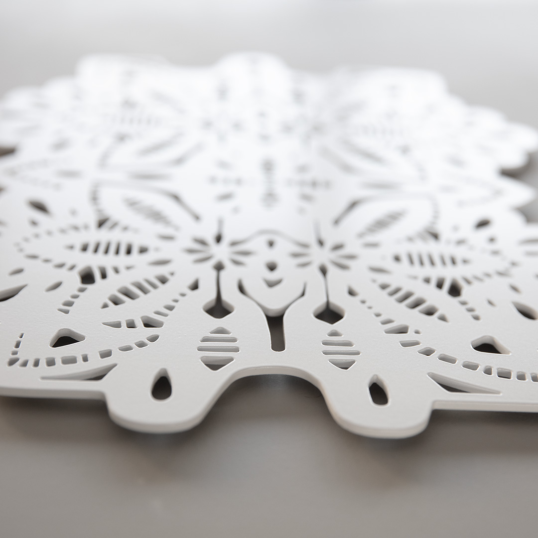 rannvro dessous de plat décor de table nn2 blanc