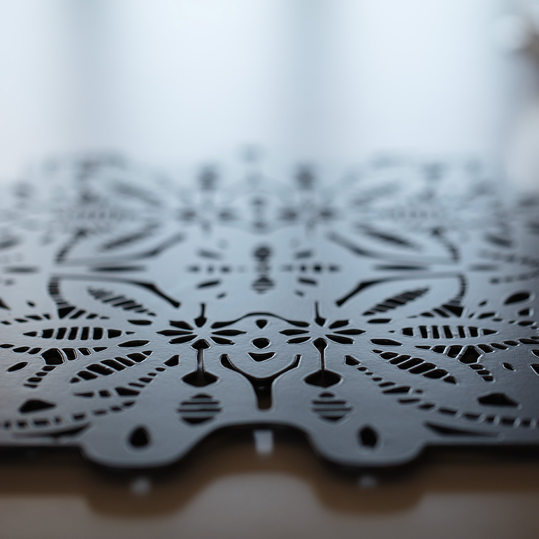 rannvro dessous de plat décor de table nn2 noir