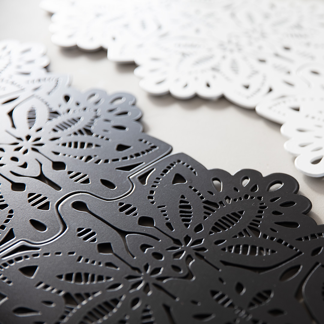 rannvro dessous de plat décor de table nn2 noir